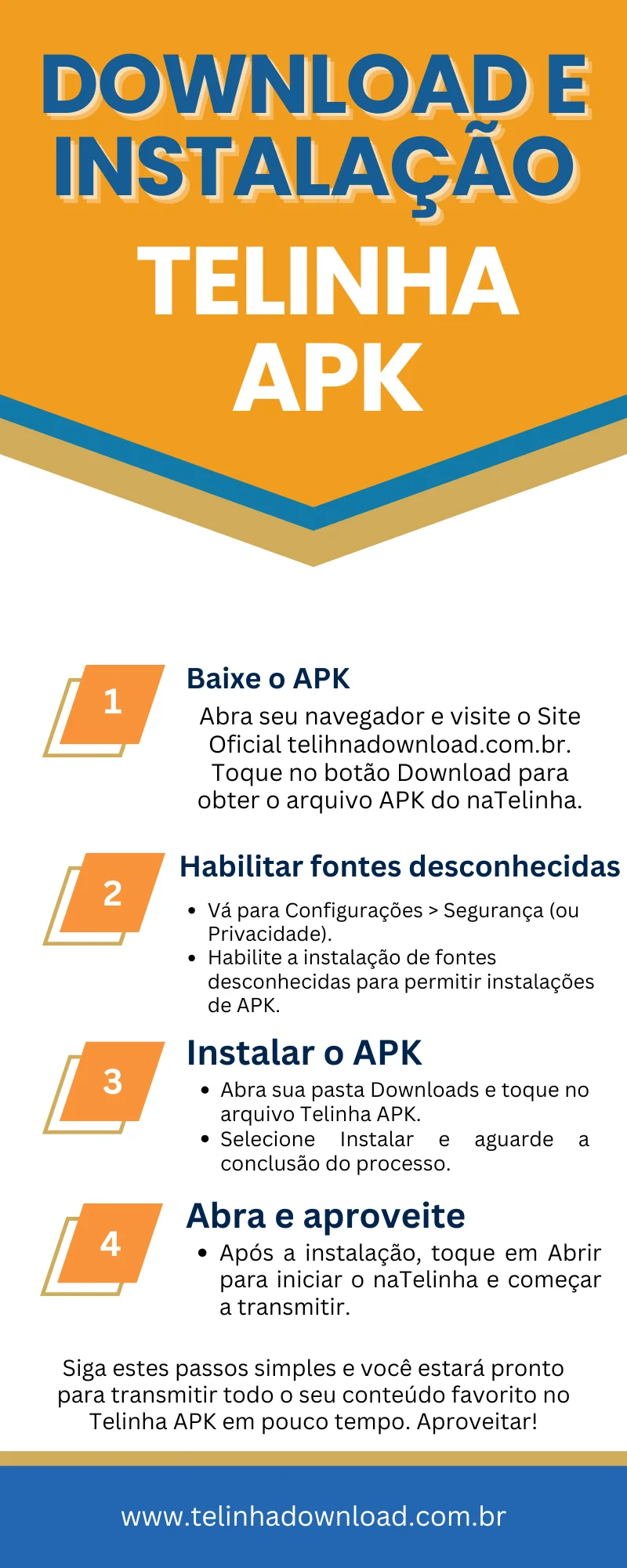 Telinha: Baixar Na Telinha APK Online Android v1.5.6, 4 Método de download e instalação do Telinha APK